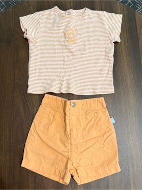 Baby vintage Covington shirt and shorts set